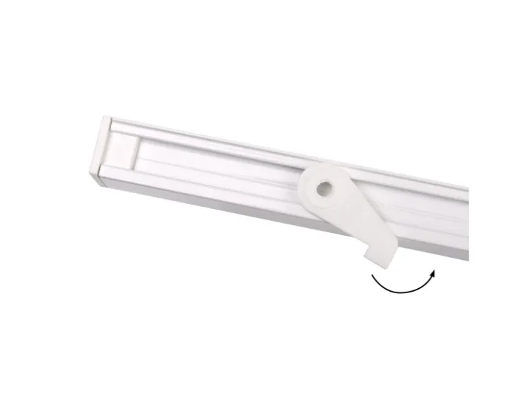 Deco-Raum Gardinenschiene nach Maß 1-Lauf Square 220cm* Vorhänge