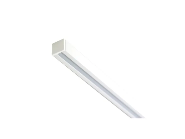 Deco-Raum Gardinenschiene nach Maß 1-Lauf Square 220cm* Vorhänge