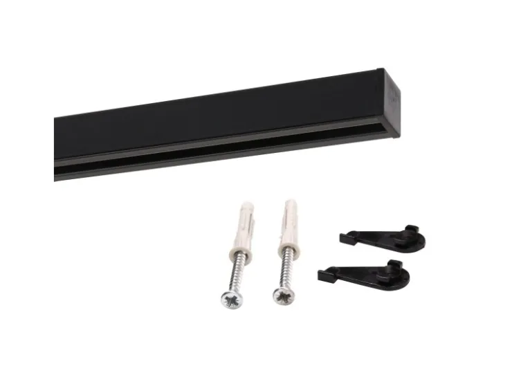 Deco-Raum Gardinenschiene nach Maß 1-Lauf Square 310cm* Vorhänge