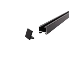 Deco-Raum Gardinenschiene nach Maß 1-Lauf Square 310cm* Vorhänge