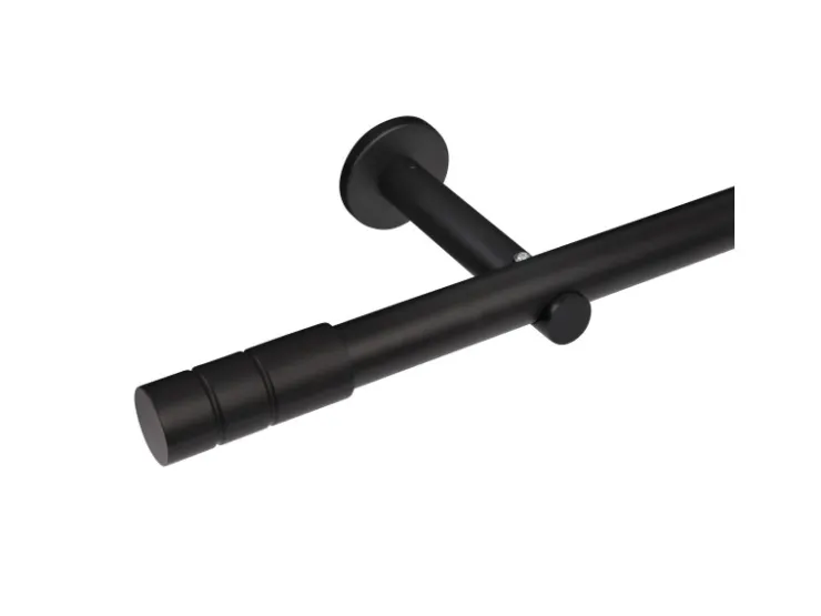 Deco-Raum Gardinenstange nach Maß 1-Lauf Zylinder Ø 25mm 440cm* Türvorhänge|Vorhänge