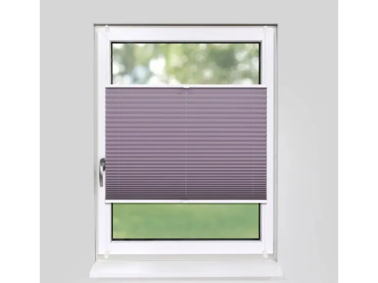 Deco-Raum Plissee Basic ohne Bohren 110x150cm Blickdicht Klemmfix