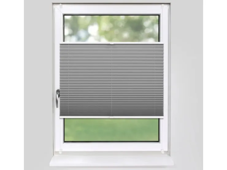 Deco-Raum Plissee Basic ohne Bohren 55x150cm Blickdicht Klemmfix