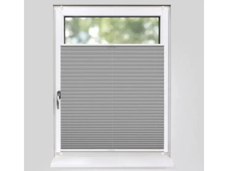 Deco-Raum Plissee Basic ohne Bohren 55x150cm Blickdicht Klemmfix