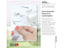 Deco-Raum Plissee Basic ohne Bohren 110x150cm Blickdicht Klemmfix* Plissees