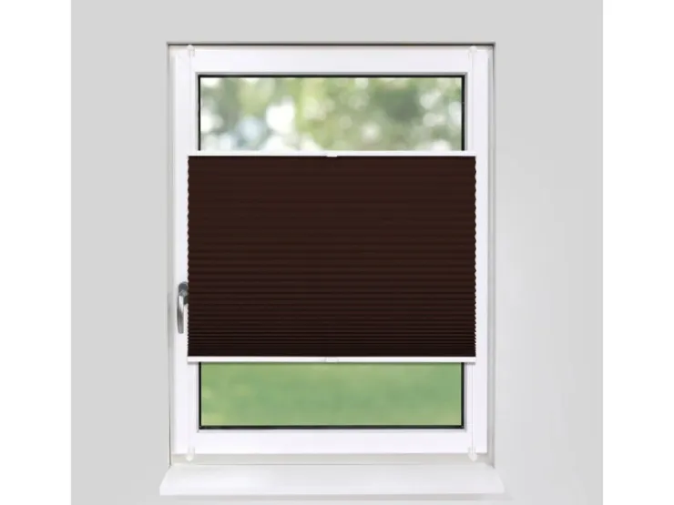 Deco-Raum Plissee Basic ohne Bohren 75x150cm Blickdicht Klemmfix* Plissees