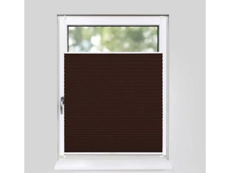 Deco-Raum Plissee Basic ohne Bohren 75x150cm Blickdicht Klemmfix* Plissees