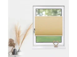 Deco-Raum Plissee Basic ohne Bohren 80x150cm Blickdicht Klemmfix* Plissees