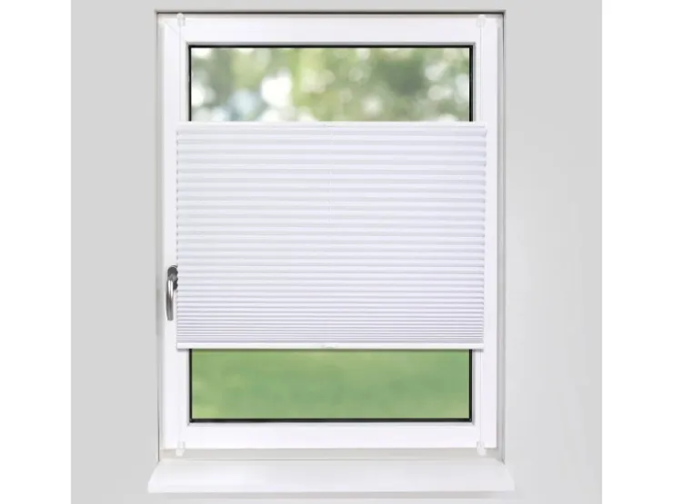 Deco-Raum Plissee Basic ohne Bohren 115x150cm Blickdicht Klemmfix