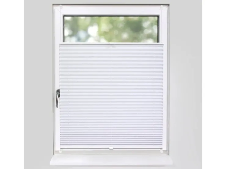 Deco-Raum Plissee Basic ohne Bohren 115x150cm Blickdicht Klemmfix