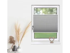 Deco-Raum Plissee Basic ohne Bohren 95x150cm Blickdicht Klemmfix