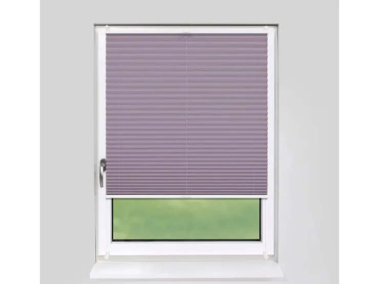 Deco-Raum Plissee Basic ohne Bohren 85x210cm Blickdicht Klemmfix