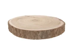 Deko Baumstammscheibe Ø 32 cm Naturscheibe