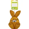 Deko Hasehänger aus Filz 9 cm Orange