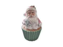 Dekofigur Cupcake Weihnachtsmann 14,5 cm* Dekorative Figuren
