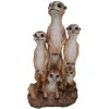 Dekofigur Erdmännchen-Familie 39 cm