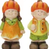 Dekofigur Herbst Bunt 2-fach sortiert 12 cm x 5 cm x 4 cm* Dekorative Figuren