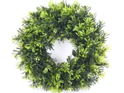 Dekokranz Ø 28 cm Grün-Creme
