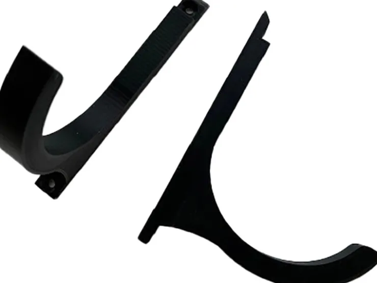 Denpanels Weinregal 3D für Akustikpaneele 23,5 cm x 13 cm x 2 cm Schwarz