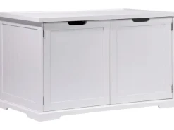 Dobar Design Katzenschrank XL Katzenhöhle 95 x 54 x 57,5 cm Weiß* Katzenbedarf