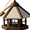 Dobar Design-Vogelhaus Camouflage mit Futter-Silo 35 cm x 35 cm x 29 cm* Vogelbedarf