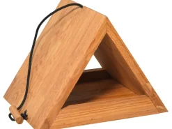Dobar Dreieckiges Futterhaus Eichenholz* Vogelbedarf