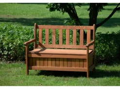 Dobar Gartenbank 2-Sitzer Kiefernholz geölt Braun 89 x 115 x 58 cm FSC®* Sitzbänke