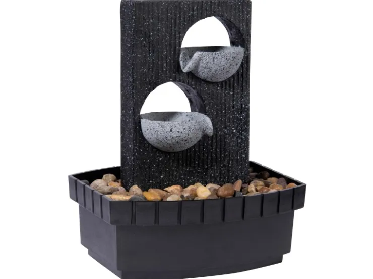 Dobar Indoor-Brunnen 2 Becken 26 cm x 20,5 cm x 16,5 cm* Zimmerbrunnen
