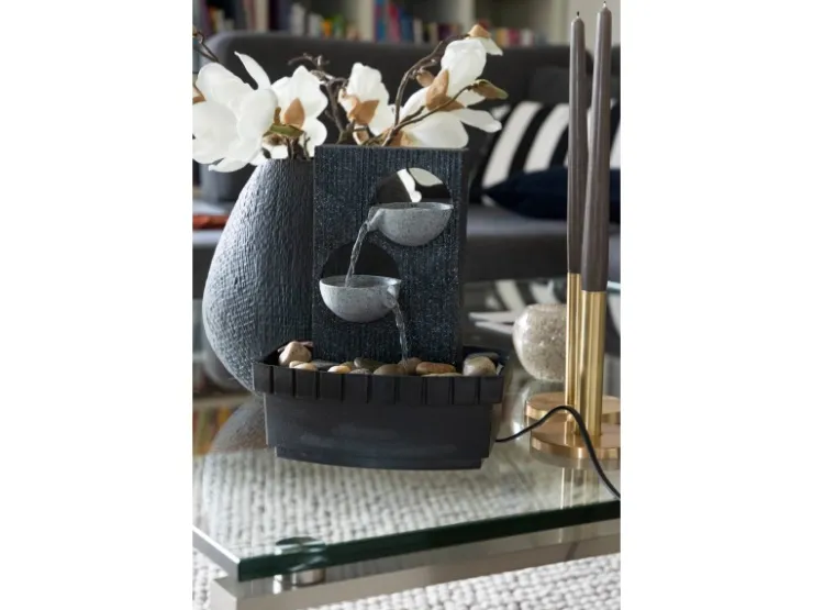Dobar Indoor-Brunnen 2 Becken 26 cm x 20,5 cm x 16,5 cm* Zimmerbrunnen