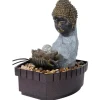 Dobar Indoor-Brunnen Buddha 27 cm x 20,5 cm x 16,5 cm* Zimmerbrunnen