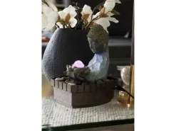 Dobar Indoor-Brunnen Buddha 27 cm x 20,5 cm x 16,5 cm* Zimmerbrunnen
