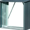 Dobar Kaminholzregal Madera Metall Grau 163 cm x 83 cm x 154 cm* Holzregale