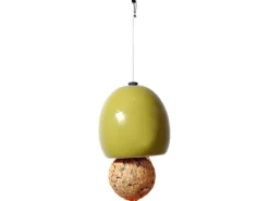 Dobar Keramik-Meisenknödelhalter 6er-Set Rot/Grün/Blau* Vogelbedarf