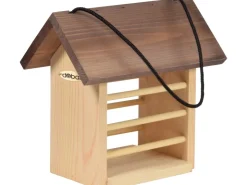 Dobar Meisenknödelhalter Kieferholz Futterstation für Wildvögel 22 x 14 x 21 cm* Vogelbedarf