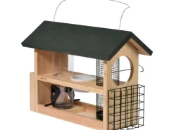 Dobar Multifunktions-Futterstation 7-in-1 Kiefer Grün FSC®* Vogelbedarf