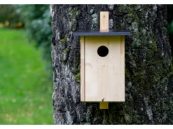 Dobar Nistkasten für Stare/Spechte zum Aufhängen 22 cm x 25 cm x 32 cm Kiefer* Vogelbedarf