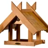 Dobar Vogelfutterhaus Blätterfall für Ständemontage FSC®* Vogelbedarf