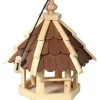 Dobar Vogelfutterhaus mit Holzschindeln* Vogelbedarf