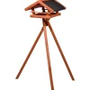 Dobar Vogelhaus Bertram aus Holz mit Ständer 48 cm x 51 cm x 26 cm FSC®