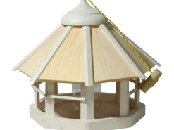 Dobar Vogelhaus Camouflage 8-Eckig mit Futtersilo Hängend FSC®* Vogelbedarf
