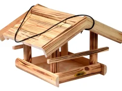 Dobar Vogelhaus Quemado 30 x 34,5 x 22,5 cm Kiefer geflammt FSC®* Vogelbedarf