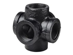 Dolle Eckverbinder für Pipe-Regalsystem 6 x 20 mm (3/4") Schwarz Matt