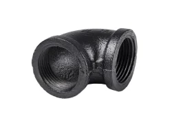 Dolle 90°-Eckverbinder für Pipe-Regalsystem 2 Innengewinden 20 mm (3/4") Schwarz