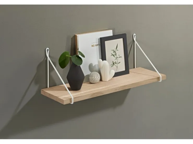 Dolle Holzregal Lite Nature 80 cm x 30 cm x 2 cm Eiche Furniert