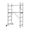 Drabest Arbeitsgerüst 3-in-1 Aluminiumleiter Traglast 150kg* Leitern