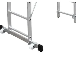 Drabest Arbeitsgerüst 3-in-1 Aluminiumleiter Traglast 150kg* Leitern