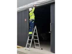 Drabest Arbeitsgerüst 3-in-1 Aluminiumleiter Traglast 150kg* Leitern