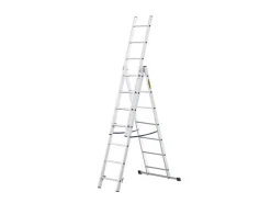 DRABEST Vielzweckleiter 3 x 7 Sprossen Aluminium* Leitern
