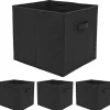 DuneDesign Aufbewahrungsbox für Kallax Regal 33 x 38 x 33 cm 4er Set mit Griff