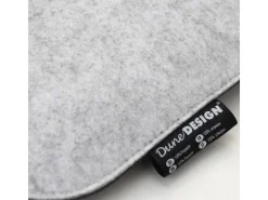 DuneDesign Eckiges Sitzkissen aus Filz 35 x 35 cm 30 mm Stark in Grau* Stühle